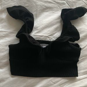 Urban Outfitters Ruffle Crop Top XS
